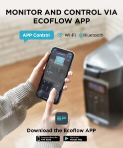 EF ECOFLOW 240V/7200Wh Home Battery Backup: 2 DELTA Pro with Double Voltage Hub, Lifepo4 Power Station, 7200W Electric Generator for Home Use, Blackout, Emergency DELTA Pro x 2+DVH 16 71vXd8bDRhL
