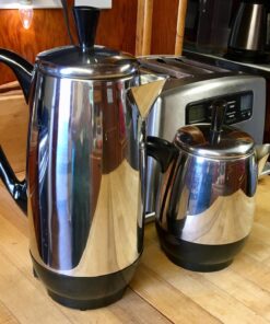 Farberware 12-Cup Electric Percolator Coffee Pot, Premium Stainless Steel, FCP412 12 Cup 32 71vYWZHuiL