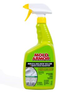 MOLD ARMOR Mold and Mildew Killer + Quick Stain Remover, 32 oz., Trigger Spray Bottle, Eliminates 99.9% of Household Bacteria and Viruses, Ideal Bathroom Mold and Mildew Remover 26 71vYi49HjOL