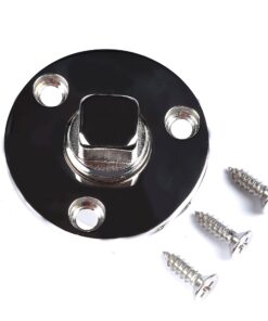 Mxeol Boat Garboard Drain Plug Bilge Plug Stainless Steel 1 Set W/Screws Silver, 1 Piece 17 71vYoGr9UhL
