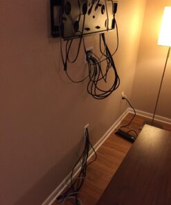 PowerBridge Two-CK Dual Outlet TV Cord Hider for Wall Mounted TV’s - Recessed in-Wall Cable Hider System for Power & Low Voltage - Matches Existing Outlets - Hide Wires with This Easy DIY Install Kit Dual Power 68 71vZ0aFccAL