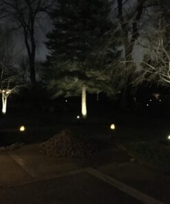 ZUCKEO Low Voltage Landscape Lights LED Landscape Lighting, 5W 12V Garden Pathway Lights Waterproof Warm White Walls Trees Flags Outdoor Landscape Spotlights with Stakes (8 Pack) 67 71vZ6oJjsWL