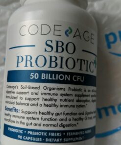 Codeage SBO Probiotics, 50 Billion CFUs Per Serving, Multi Strain Soil Based Organisms Blend and Organic Fermented Botanical Blend, Shelf-Stable, 90 Capsules 1 21 71vZaWBoxDL