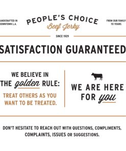 People's Choice Beef Jerky - Old Fashioned - Hot & Spicy - Healthy, Sugar Free, Zero Carb, Gluten Free, Keto Friendly, High Protein Meat Snack - Dry Texture - 1 Pound, 16 oz - 1 Bag 1.00 Pound (Pack of 1) 26 71vZvJVh3AL