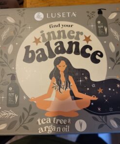 Luseta Tea Tree Shampoo and Conditioner Set with Argan Oil for Oily Hair Clarifying, Fighting Dandruff Sulfate Paraben Free for Men and Women 2x16.9oz 16.9 Fl Oz (Pack of 2) 46 71va4YEStvL