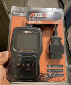 (Upgraded AD310) ANCEL AD530 OBD2 Scanner Diagnostic Tool with Battery Test Car Engine Light Code Reader Scan Tool, All OBD2 Function Enhanced Code Definition and Upgraded Graphing Battery Status Orange 44 71vaHQ136EL
