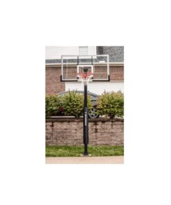 Silverback 54" and 60" In-Ground Basketball Systems with Adjustable-Height Tempered Glass Backboard and Pro-Style Breakaway Rim SB60 Basketball System 40 71vaQGMcJZL