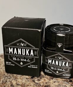 Kiva Raw Manuka Honey, Certified UMF 15+ | MGO 514+ | 100% Pure Genuine New Zealand (8.8oz/250g Bottle) | Non-GMO | No Antibiotics | Traceable | UMF & MGO Certified 40 71vbUFTBDQL