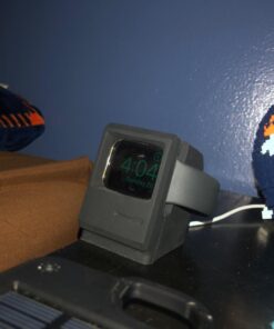 elago W3 Stand Compatible with Apple Watch Series Series 9/8/7/6/SE/5/4/3/2/1/SE (45mm, 44mm, 42mm, 41mm, 40mm, 38mm) (Black) - Classic Monitor Design, Compatible with Nightstand Mode Black 42 71vcQIkpnGL