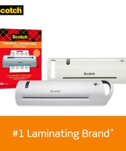 Scotch Thermal Laminating Pouches, 50 Pack Laminating Sheets, 3 Mil, 8.9 x 11.4 Inches, Education Supplies & Craft Supplies, For Use With Thermal Laminators, Letter Size Sheets (TP3854-50) 50-Pack 20 71veFkgZ7jL