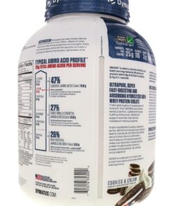 Dymatize Nutrition ISO 100 Whey Protein - Cookies and Cream 5 lbs. 14 71veO029eDL