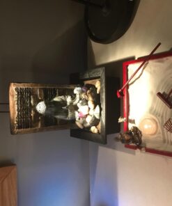 Namaste Zen Buddha Tabletop Water Fountain 11 1/2" Waterfall with LED Light for Indoor Table Desk - John Timberland 30 71vfVa60YmL