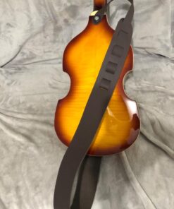 D'Addario Accessories Leather Guitar Strap - Guitar Accessories - Electric Guitar Strap, Acoustic Guitar Strap, Acoustic Electric Guitar Strap & Bass Guitar Strap - Classic Style - Brown Basic Brown 14 71vfaBDCi7L