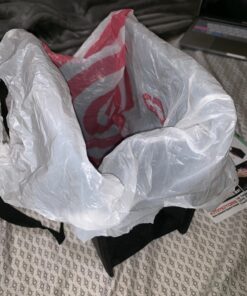 KMMOTORS Car Trash Can, Leather Trash Bag Foldable Hanging bin, Cute car Gadgets, Garbage Container, Vegan Leather(Medium, Black) Medium 43 71vfaeznZAL