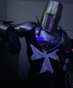 Medieval Pauldron Set Pair Plate Armor Carbon Steel Real Adult Size halloween costume 25 71vg NjUhDL