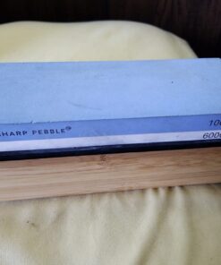 Sharp Pebble Premium Whetstone Knife Sharpening Stone 2 Side Grit 1000/6000 Waterstone- Whetstone Knife Sharpener- NonSlip Bamboo Base & Angle Guide 43 71vgdZnUokL 1