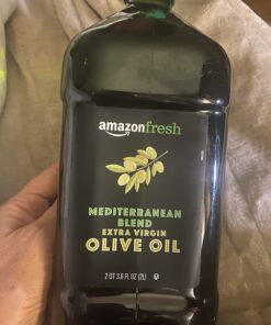 Amazon Fresh Mediterranean Blend Extra Virgin Olive Oil, 2QT (2L) 67.63 Fl Oz (Pack of 1) 31 71vgzAab6uL