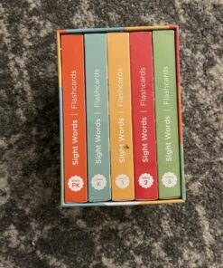 Think Tank Scholar 520 Sight Words Flash Cards (Award-Winning) Set - Preschool (Pre K) Kindergarten 1st 2nd 3rd Grade Homeschool (Kids Ages 3, 4, 5, 6, 7, 8, 9) Dolch & Fry High Frequency Sight Word Sight Words Bundle 45 71vhUeUUmsL
