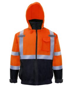 JORESTECH High Visibility Waterproof Bomber Jacket ANSI/ISEA 107-2015 Class 3 Level 2 … Large Orange 8 71vhe1mSYXL