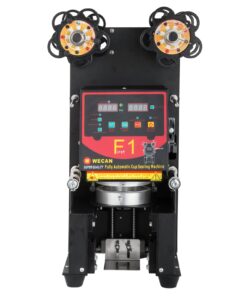 Happybuy 420W Automatic Cup Sealing Machine 500-650Cups Per Hour Electric Cup Sealer Machine With Digital Control for Sealing PP PET Paper Cups 11 71vic9XH9yL