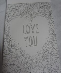 Color Therapy Coloring Books for Adult Relaxation DIY Stationery Cards Set with 32 Designs Coloring Stationery Note Cards Postcards, Hand Drawn Hand Written Greeting Card 82 71vidAWUu7L