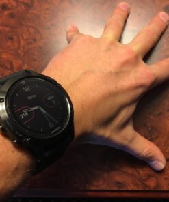 Garmin fēnix 5, Premium and Rugged Multisport GPS Smartwatch, Slate Gray/Black Band, 47 MM Watch Only Slate Gray with Black Band 47mm 62 71vift8QuJL