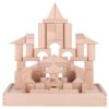 iPlay, iLearn Toddler Wooden Building Block Toys, 72 PCS Kids Natural Wood Stacking Blocks Set Standard Unit, Preschool Kindergarten Montessori Toy, Birthday Gift for Age 2 3 4 5 6 Year Old Boy Girl