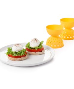 OXO Good Grips Silicone Egg Poachers (Set of 2),Yellow 41 71vjDS0NL