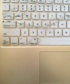 MOSISO Compatible with MacBook Air 13 inch Case (Models: A1369 & A1466, Older Version 2010-2017 Release), Plastic Pattern Hard Shell Case & Keyboard Cover & Screen Protector, White Marble 62 71vjN3wJHRL