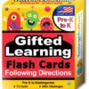 TestingMom.com Gifted Learning Flash Cards – Following Directions for Pre-K – Kindergarten – Educational Practice for CogAT Test, Iowa Test (ITBS), OLSAT Test, NYC Gifted and Talented, WPPSI, AABL