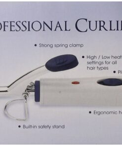Helen of Troy 1538 Spring Curling Iron, White, 3/8 Inch Barrel 4 71vkDkqv8vL