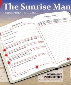 SaltWrap Sunrise Manifesto: Daily Morning Guided Journal for Gratitude, Mindfulness, Wellness, Self Care for Women & Men – 5 Minute Reflection Journal 33 71vm3LTf1L