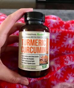 Turmeric Curcumin & Black Pepper Extract. High Absorption Joint Support Supplement with Bioperine. 95% Curcuminoids. Antioxidant Turmeric Supplement for Inflammation Balance & Immune Support. 1200mg Turmeric 1200mg 34 71vmrtvWrZL