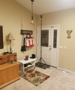 EXMAX 360 Degree Aluminum Alloy Body Rotating Swivel Mini Tripod Ball Head with 1/4" Screw Thread Base Mount for Lighter DSLR Camera Camcorder LED Light Bracket Hiking HTC Vive (Black) Black 28 71vnQXZZQEL