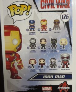 Funko POP Marvel: Captain America 3: Civil War Action Figure - Iron Man, Multi-Colored, Standard (7224) std 21 71vp3GaX7BL