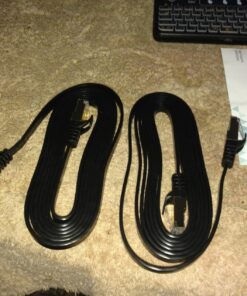 VANDESAIL Ethernet Cable, CAT7 Network Cable RJ45 High Speed STP LAN Cord for Laptop,PC,Router,Switch,Modem,PS4(2m6FT,2pack 6.5ft 2 32 71vpDCehlL