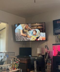 Mounting Dream UL Listed TV Wall Mount for Most 26-55 Inch TVs, Full Motion TV Mount with Perfect Center Design, Articulating Wall Mount TV Bracket Swivel and Tilt, Max VESA 400x400mm, Up to 77LBS 47 71vpE71V9zL