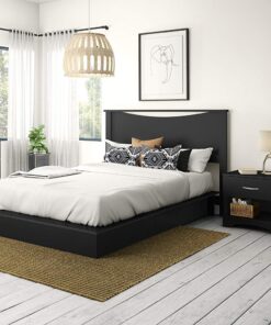 South Shore Step One 6-Drawer Double Dresser,Pure Black with Matte Nickel Handles Pure Black 29 71vq XkT PL