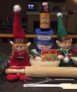 Elf Plush Christmas Stuffed Dolls, Set of 2 - 12" Boy and Girl Elves Holiday Cute Plush Shelf Toys - Fun Kids Buddy Figurine Decorations, Christmas Winter Holiday Party Festive Decor and Gift Exchange 43 71vqGnNArcL