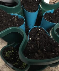 Mr. Stacky 1305-HG 5-Tier Stackable Strawberry, Herb, Flower, & Vegetable Planter - Vertical Gardening Indoor / Outdoor Stacking Garden Pots Hunter Green, 22.5 Quarts 28 71vruEgF1KL