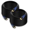 AURUM CABLES 4K HDMI Cable 50ft Long 2 Pack, 4K@60Hz High Speed HDMI Cord with Ethernet, Supports UHD Resolution, ARC, 3D, CL3 Certified - Compatible with HDTV, PC, Laptop, PS3, Xbox, Blu-ray 50 FT 14 71vrxCA4L