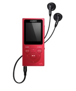 Alternative view of Sony NWE394/R 8GB Walkman MP3 Player (Red) 8 GB Red