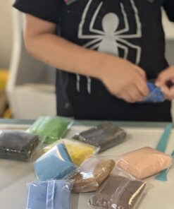 Sago Brothers Air Dry Clay, 24 Colors Modeling Clay for Kids, Molding Magic Clay for Slime add ins & Slime Supplies, Kids Gifts Art Set for Boys Girls 55 71vtTvHCldL