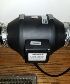 VIVOSUN R4 4 Inch 190 CFM Inline Duct Ventilation Fan with Variable Speed Controller for Grow Tent 42 71vuO7t0RhL