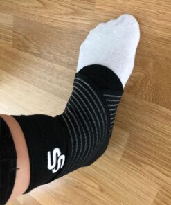 Sleeve Stars Ankle Brace for Women & Men, Achilles & Plantar Fasciitis Relief Compression Sleeve, Foot Brace with Ankle Support Strap, Heel Protector Wrap for Pain, Tendonitis & Sprain (Single/Black) One Size Black 1 33 71vuhBBXWDL