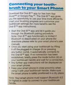 Oral-B Pro 5000 Smartseries Power Rechargeable Electric Toothbrush with Bluetooth Connectivity, White Edition 1 Count (Pack of 1) 53 71vus66YPIL