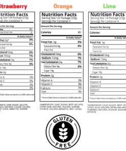 Simple Mixes Natural Gelatin Variety Pack, 2 Each: Strawberry, Orange & Lime, 3.1 Ounce, 6 Total Cartons Variety 6 Pack 12 71vvfvVK iL