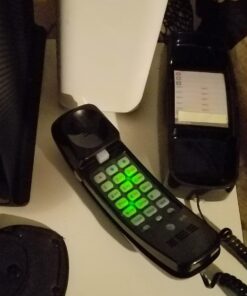 AT&T 210 Basic Trimline Corded Phone, No AC Power Required, Wall-Mountable, Black 45 71vw0HFa72L