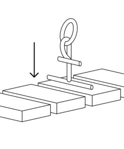 HarborCraft Portable Dock Cleat Heavy Duty Stainless Steel for Main Cleat, Spring Lines, Personal Water Craft, Fenders & Bumpers. Movable Cleat, Quick, Instant, Transportable, Adjustable. O-Ring 11 71vx96Gk9KL
