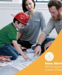 First Alert SA511CN2-3ST Wireless Interconnected Smoke Alarm with Voice Location, Battery Operated, Pack of 2 , WHITE 2-Pack 14 71vxED3rnaL